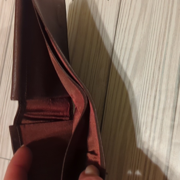 Mundi Brown Nappa Cowhide Leather Card Organizer Travel Wallet Brazil - Picture 8 of 8